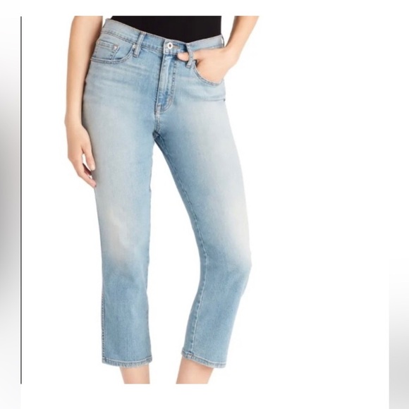 Ella Moss High-waist Straight Cropped Jeans - Picture 9 of 9